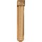 Ekena Millwork Traditional Arts and Crafts Rough Sawn Bracket w/ Offset Brace, Western Red Cedar, 6"W x 22"D x 34"H BKT0604X22X34TRA03RWR - alternate 3